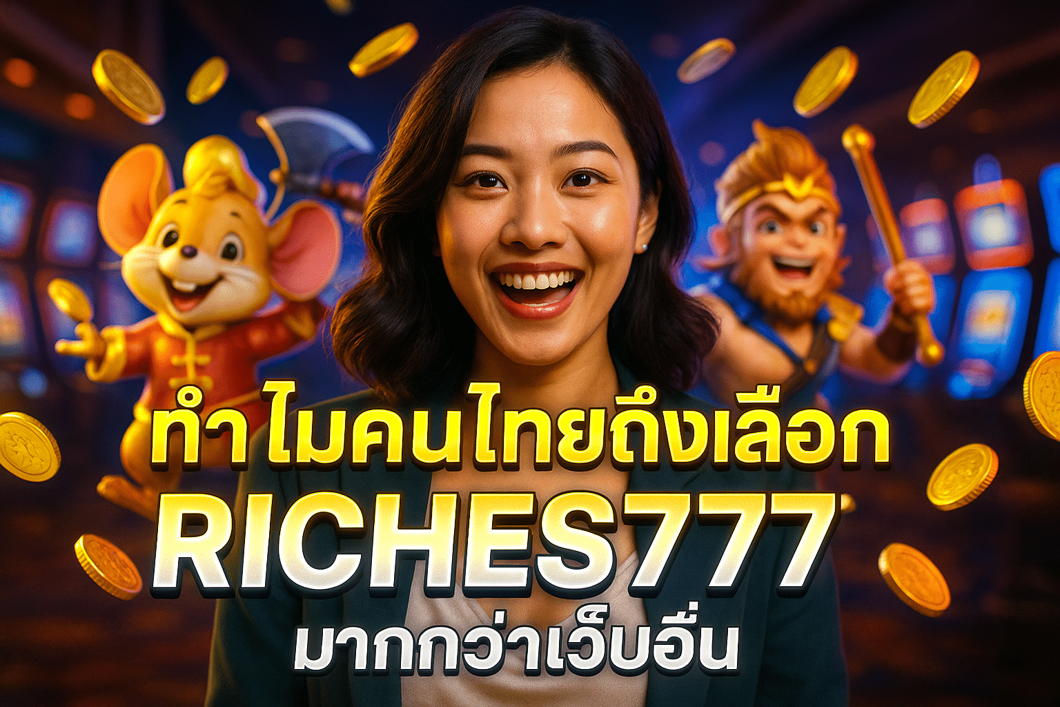 ทำไมคนไทยถึงเลือก RICHES777 มากกว่าเว็บอื่น