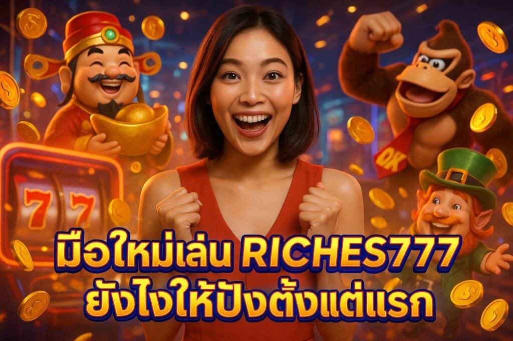 มือใหม่เล่น RICHES777 ยังไงให้ปังตั้งแต่แรก