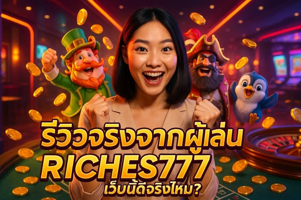 รีวิวจริงจากผู้เล่น RICHES777 เว็บนี้ดีจริงไหม?