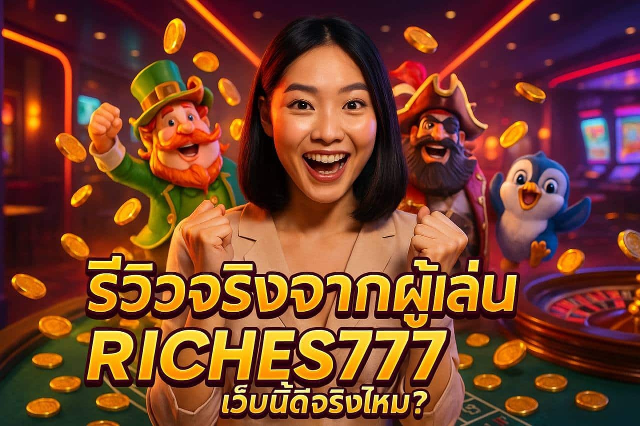 รีวิวจริงจากผู้เล่น RICHES777 เว็บนี้ดีจริงไหม?